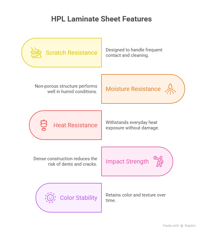 key features of hpl laminates