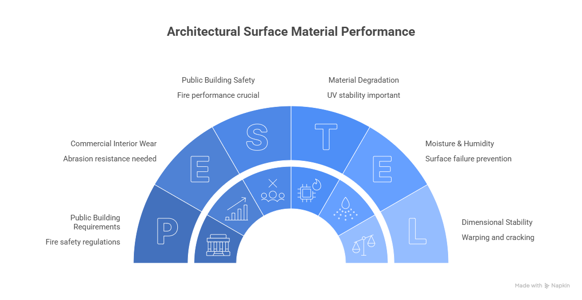 Performance Requirements of Architectural Surface Materials
