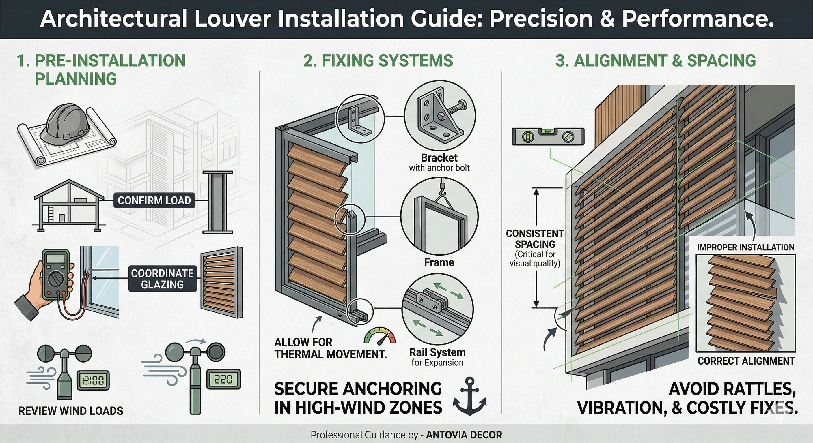 Installation Guide for Architectural Louvers